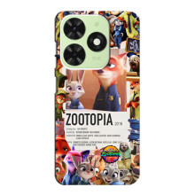 Чехол Зоотрополіс на Tecno Pop 8 – Коллаж Зоо