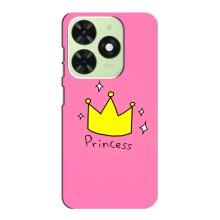 Девчачий Чехол для Tecno Pop 8 – Princess
