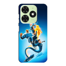 Чехол с принтом Фантастическая четверка для Tecno Pop 8 – Фантастическая четверка