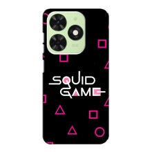 Чехол Гра в кальмара для Tecno Pop 8 – Логотип игры кальмара