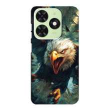 Чехол с картинкой «Хищники» для Tecno Pop 8 – Орёл