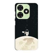 Космические Чехлы для Техно ПОП 8 (VPrint) (На луне)