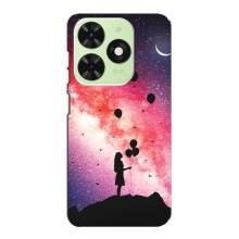 Силиконовые Чехлы Любимому человеку для Tecno Pop 8 – Шарики в небе