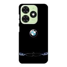 Силіконовий бампер з картинкою машини на Tecno Pop 8 – Чорний BMW