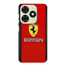 Силіконовий бампер з картинкою машини на Tecno Pop 8 – Ferrari Logo