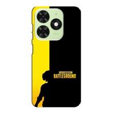 Чехол (TPU) с картинкой "Лого Пабг" на Техно Поп 8 – Battlegrounds