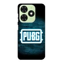 Чехол (TPU) с картинкой "Лого Пабг" на Техно Поп 8 – Лого PUBG