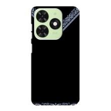 Силиконовый Чехол на Tecno Pop 8 – Воротник вышиванки