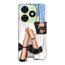Силіконовый Чохол на Tecno Pop 8 з картинкой Модных девушек – Мода