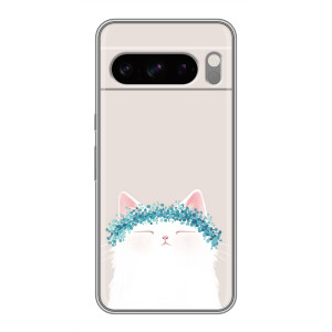 Чехол на тематику: Коты для TECNO Pop X – Белый котик