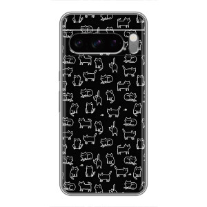 Чехол на тематику: Коты для TECNO Pop X – Котики на черном