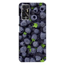 Чехлы с Фруктами для TECNO Pova-2 (LE7n) (VPrint) (Ежевика)