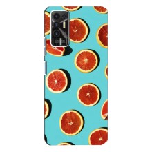 Чехлы с Фруктами для TECNO Pova-2 (LE7n) (VPrint) (Грейпфрут)