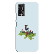 Чехлы с картинкой собаки Патрон для TECNO Pova-2 (LE7n) (AlphaPrint) (Сапер Пес)