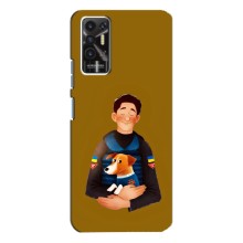 Чехлы с картинкой собаки Патрон для TECNO Pova-2 (LE7n) (AlphaPrint) (ЗСУ Патрон)
