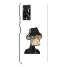 Чехлы с Обезьянами NFT для TECNO Pova-2 (LE7n) (AlphaPrint) (обезьяна NFT Adidas)