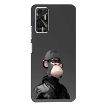 Чехлы с Обезьянами NFT для TECNO Pova-2 (LE7n) (AlphaPrint) (стильная обезьяна NFT)