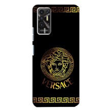 Чехлы VERSACE для Техно Пова - 2 (PREMIUMPrint) (Logo Versace)