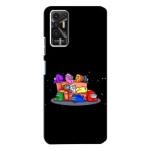 Чехол Амонг Ас для TECNO Pova-2 (LE7n) (AlphaPrint) (Амонг-ас)