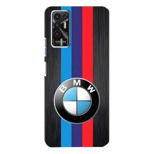 Чехол для Техно Пова - 2 - с принтом БМВ (AlphaPrint) (Лого BMW)