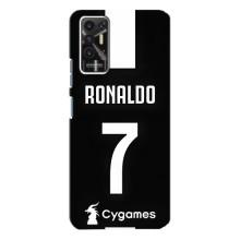 Чехол Криштиану Роналду для TECNO Pova-2 (LE7n) (AlphaPrint) (RONALDO 7)