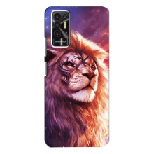 Чохол з картинкою ЛЕВ для TECNO Pova-2 (LE7n) (VPrint) (Красочний Лев)