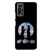 Чехлы Венсдей на TECNO Pova-2 (LE7n) Уэнсдей (AlphaPrint) (комната Уэнздей)