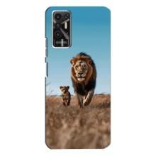 Чохол Король лев на ТЕКНО Пова-2 (ЛЕ7н) – Мусафа і Сімба
