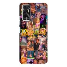 Чехол Рапунцель для TECNO Pova-2 (LE7n) – Рапунцель коллаж