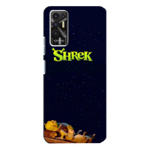 Чохол з мультфільмом Шрек на TECNO Pova-2 (LE7n) – Шрек лого