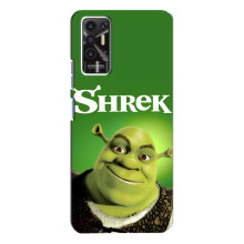 Чохол з мультфільмом Шрек на TECNO Pova-2 (LE7n) – Шрек