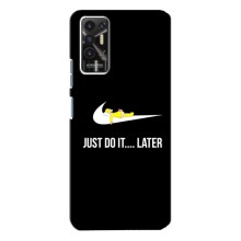 Чехол с логотипом Найк на TECNO Pova-2 (LE7n) – Nike just do it