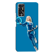 Чехол с принтом Фантастическая четверка для TECNO Pova-2 (LE7n)