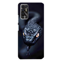 Чехол с картинкой «Хищники» для TECNO Pova 2 (LE7n) – Змея