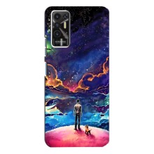 Космические Чехлы для Техно Пова - 2 (VPrint) (Галактический вид)