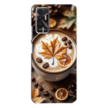 Чохол з унікальним дизайном 'Осінь з кавою' для TECNO Pova 2 (LE7n) – Пряна кава