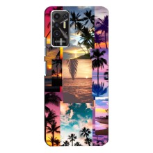 Силиконовый чехол с КАРТИНКАМИ лето для TECNO Pova-2 (LE7n) (AlphaPrint) (Летний отпуск)