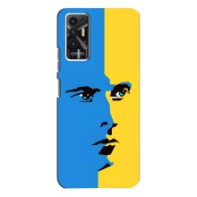 Украинские Чехлы для TECNO Pova-2 (LE7n) с картинкой УПА (AlphaPrint) (Степан Бандера)