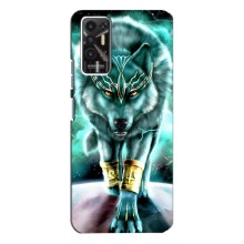 Защитные чехлы для Техно Пова - 2 (AlphaPrint) (ХИТ продаж) ВОЛК (Яркий волк)