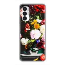 Брендновые Чехлы для Tecno POVA 3 (LF7n) - (PREMIUMPrint) – Nike цветы