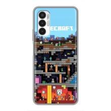 Чохол Майнкрафт на Tecno POVA 3 (LF7n) (AlphaPrint) Minecraft