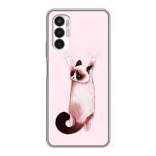 Чехол на техно Пова 3 с Котами (VPrint) (Котик падает)