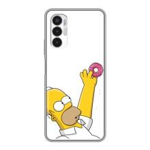 Чехол с Симпсонами для Tecno POVA 3 (LF7n) (VPrint)