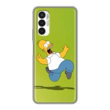Чехол с Симпсонами для Tecno POVA 3 (LF7n) (VPrint)