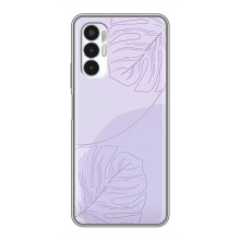 Чохол квітковий дизайн для Tecno POVA 3 (LF7n) – Монстера фіолетова