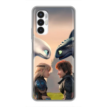 Чехол как приручить дракона на Tecno POVA 3 (LF7n) (Гикавка и Астрид)