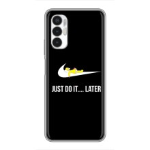 Чехол с логотипом Найк на Tecno POVA 3 (LF7n) – Nike just do it