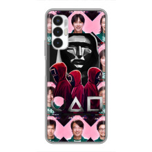 Чехол Гра в кальмара для Tecno POVA 3 (LF7n) – Персонажи игры кальмара