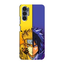 Купить Чехлы на телефон с принтом Anime для Техно Пова 3 – Naruto Vs Sasuke