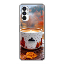 Чехол с уникальным дизайном «Осень с кофе» для Tecno POVA 3 (LF7n) – Кофе на природе
